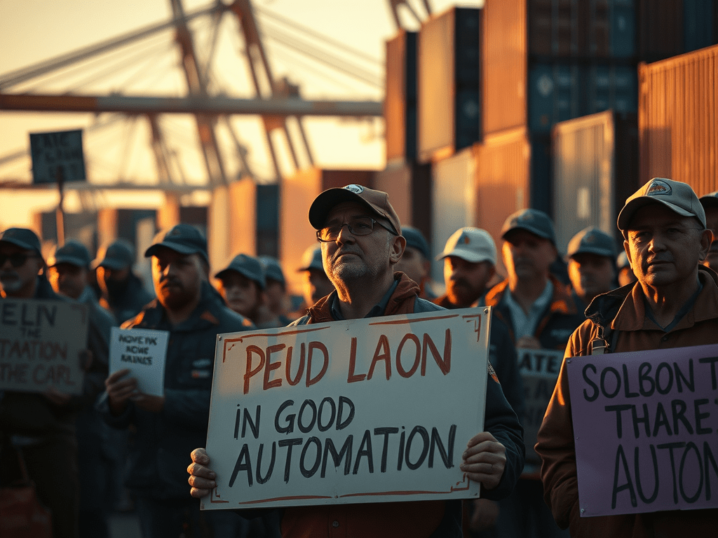 The Impact of Automation on U.S. Port Workers: Labor Unrest and Global Trade&nbsp;Disruptions