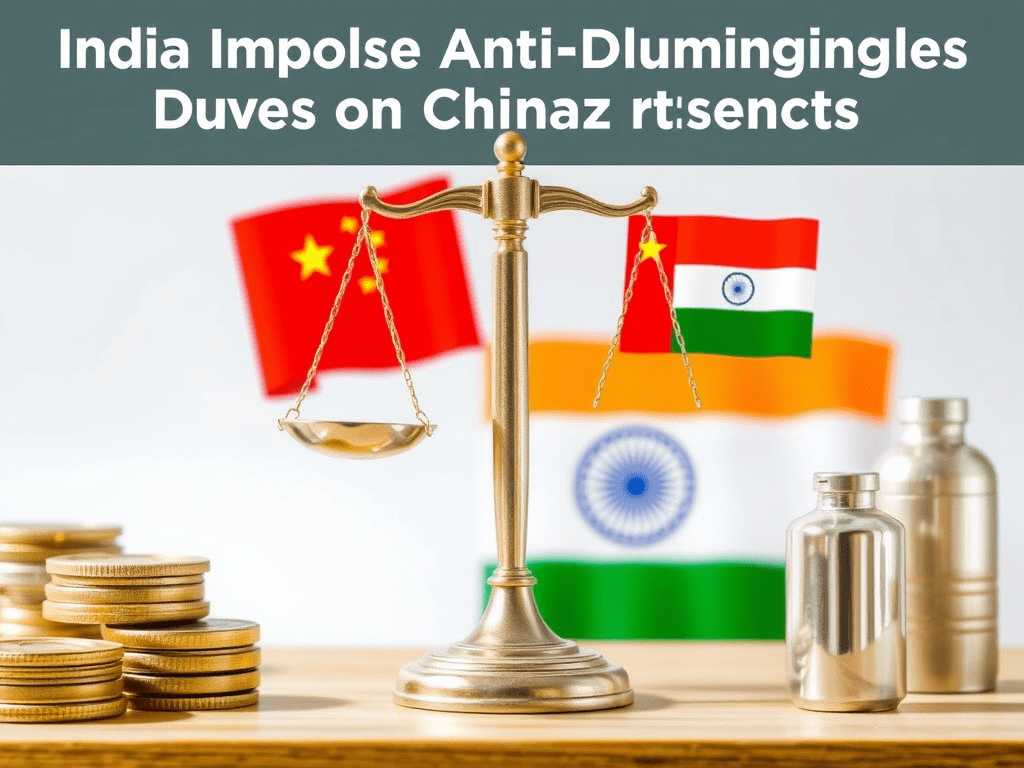 India Imposes Anti-Dumping Duties on Key Chinese&nbsp;Imports