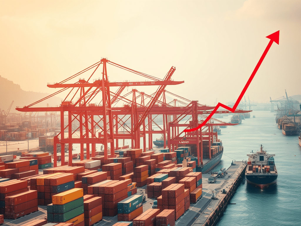 China’s April Export Growth Surprises Amid U.S.&nbsp;Decline