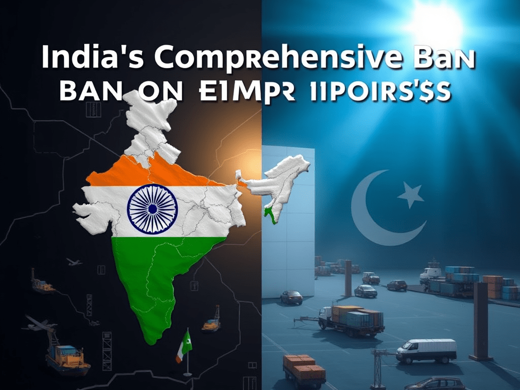 India’s Comprehensive Ban on Pakistani Imports&nbsp;Explained