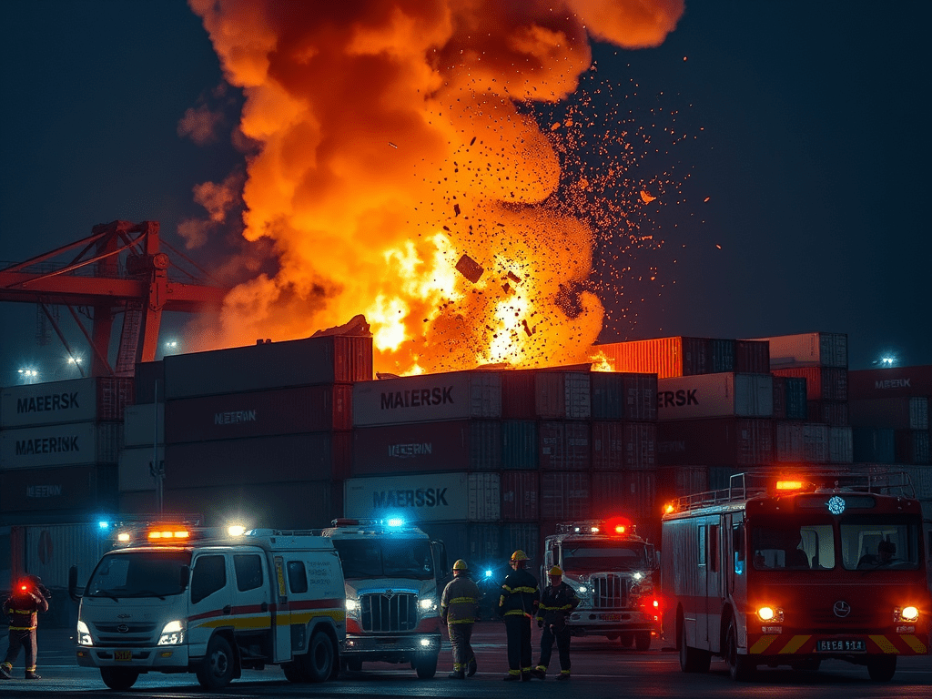 Maersk Container Explosion at Incheon Terminal: Key&nbsp;Details
