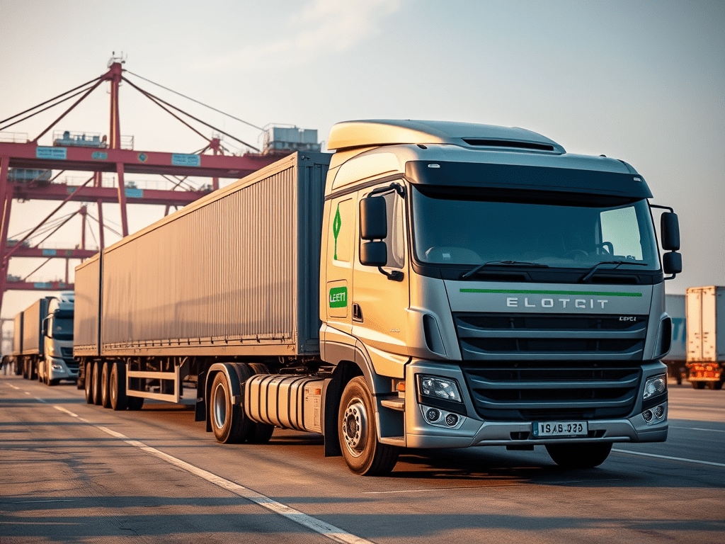 India Launches First Electric Heavy Truck Fleet at&nbsp;JNPA